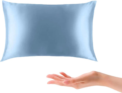 Organic Silk Baby Pillowcase with Zipper, Small 10"x13" Pillow Cover for Boys & Girls, Ideal for