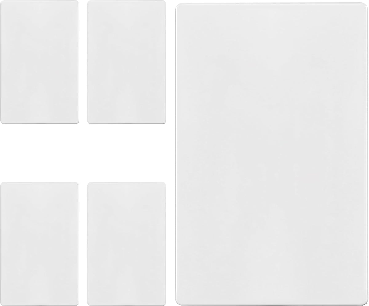 TG Mid-Size Screwless Blank Wall Plate, Child Safe Blank Device Outlet Cover, Medium Size 1-Gang