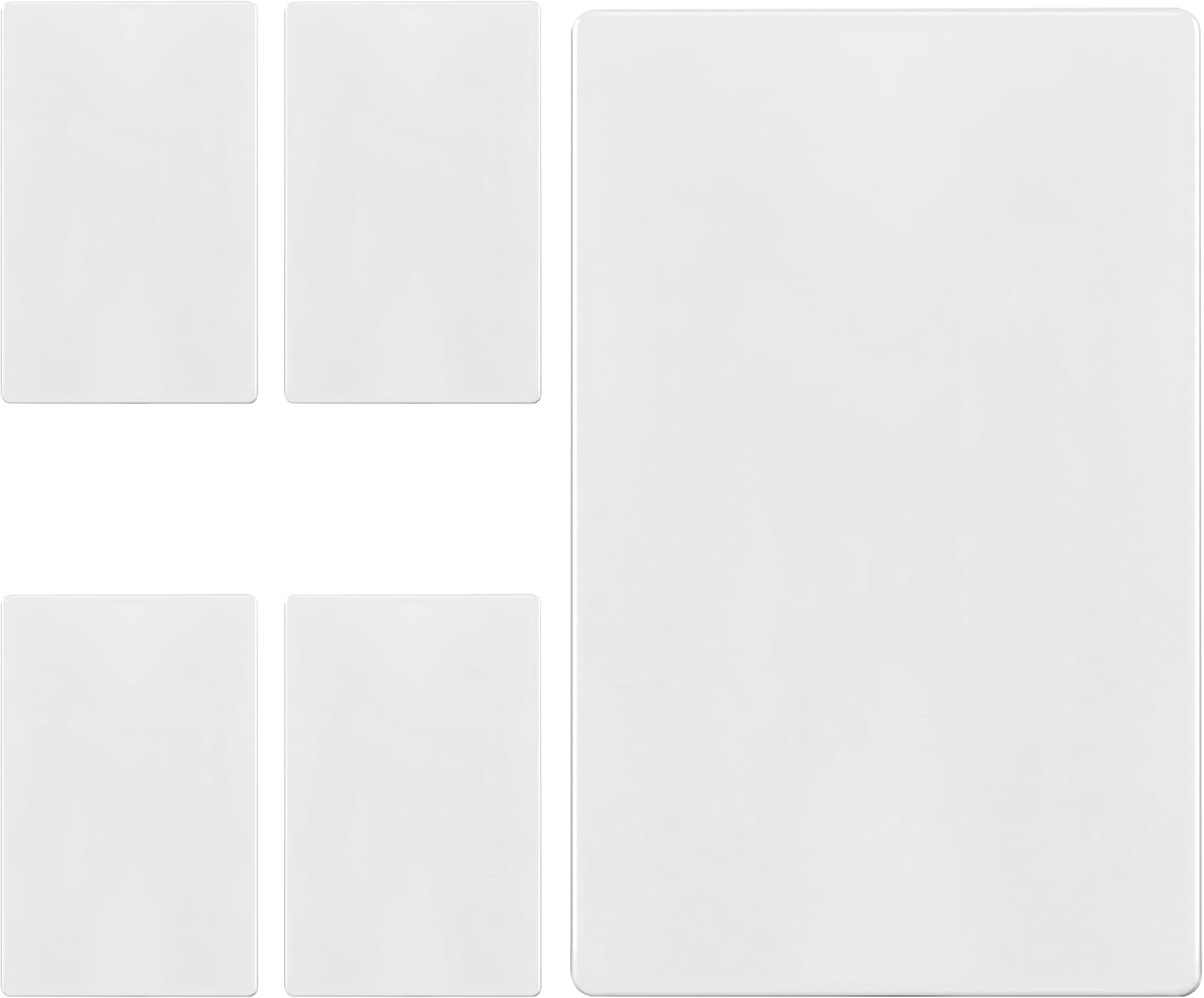 TG Mid-Size Screwless Blank Wall Plate, Child Safe Blank Device Outlet Cover, Medium Size 1-Gang