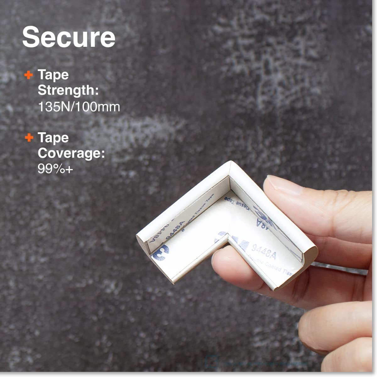 Roving Cove Slim-Fit Corner Edge Protector for Baby Proofing (Small 15ft Edge 4 Corners), Furniture
