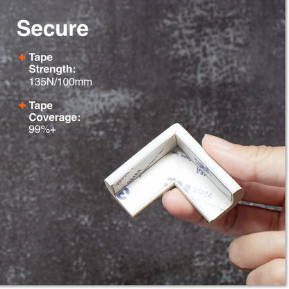 Roving Cove Slim-Fit Corner Edge Protector for Baby Proofing (Small 15ft Edge 4 Corners), Furniture