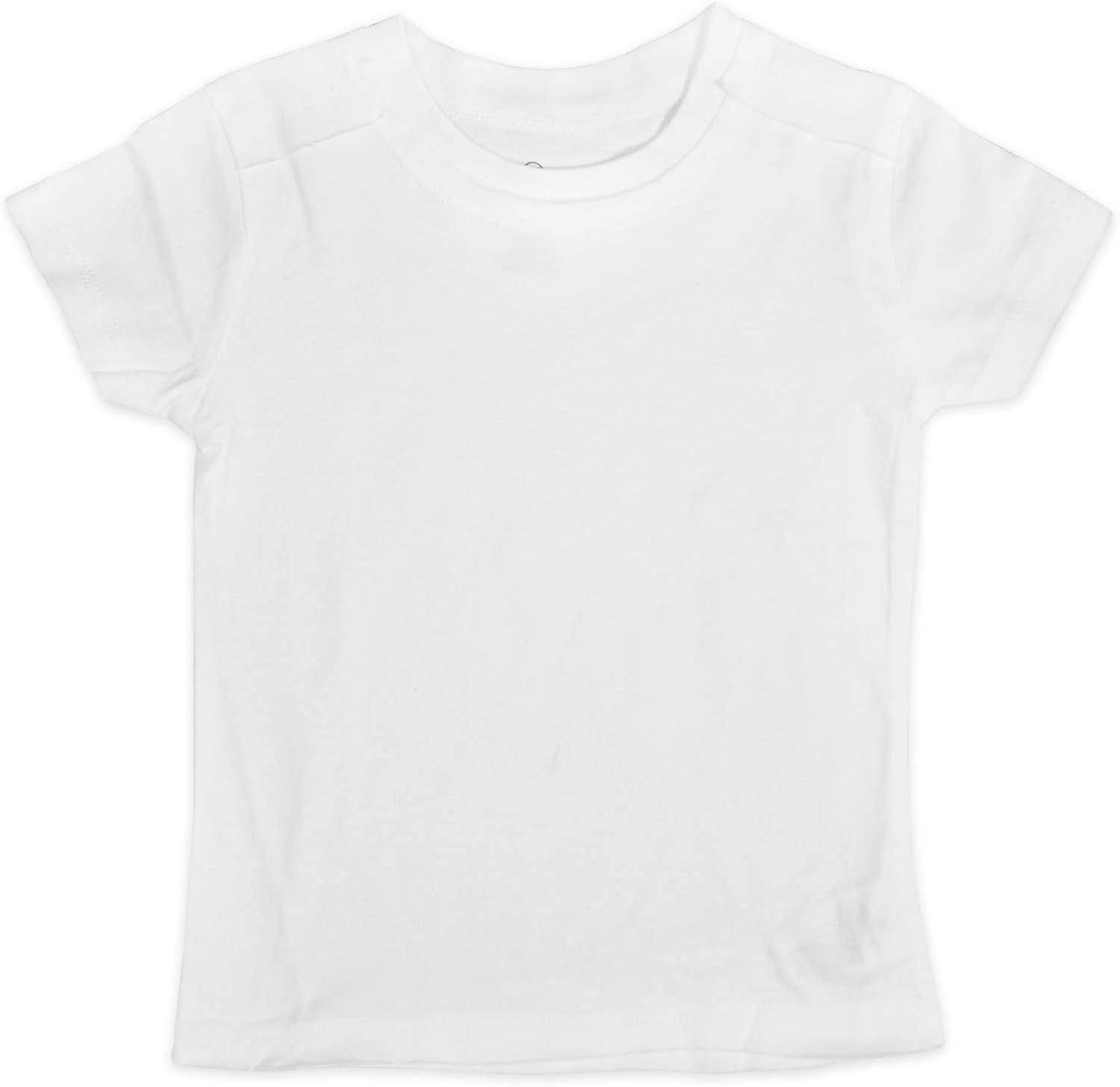 HonestBaby 5-Pack Short Sleeve T-Shirts 100% Organic Cotton Baby, Toddler, Little Kid, Boy, Girl