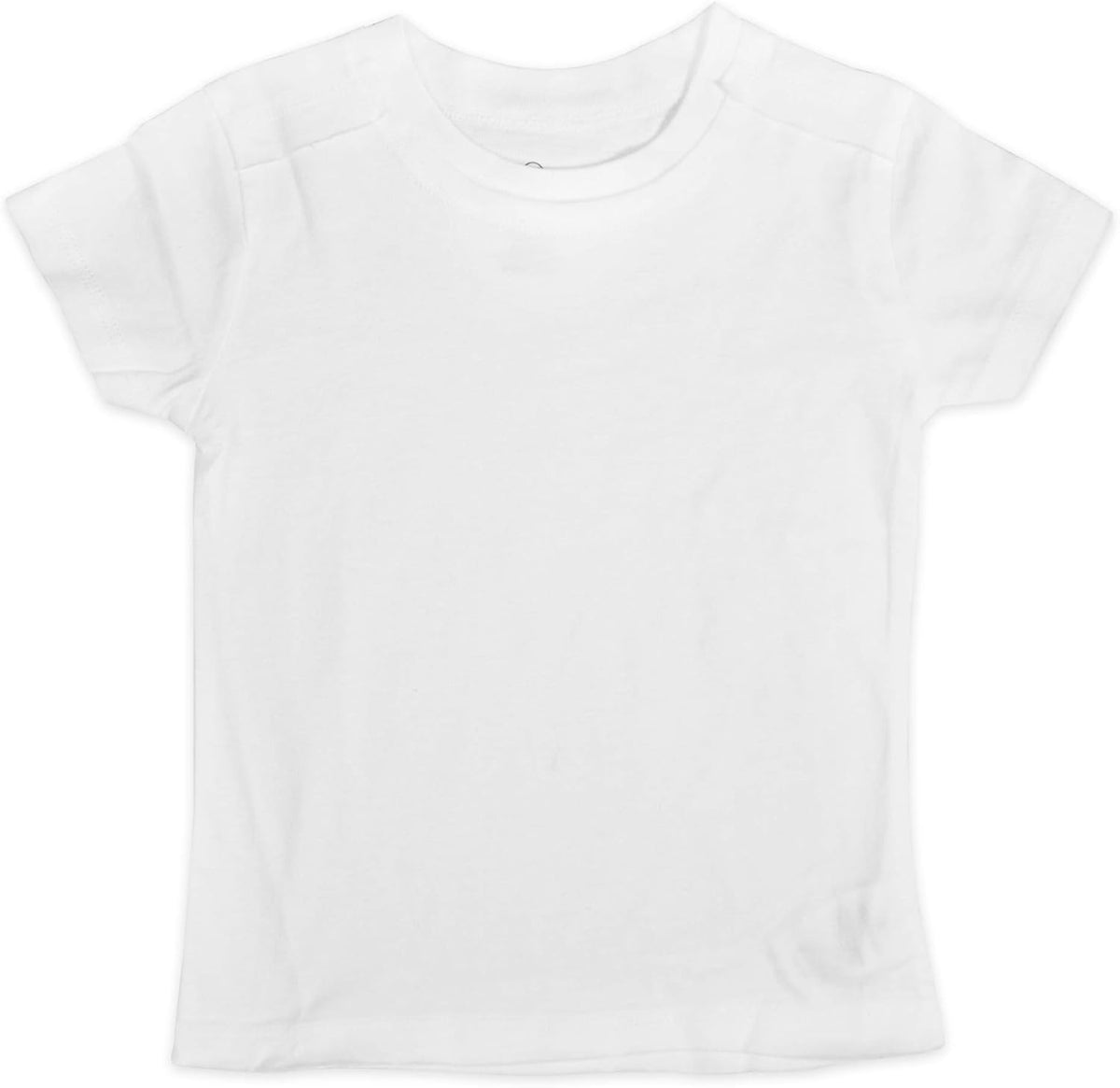 HonestBaby 5-Pack Short Sleeve T-Shirts 100% Organic Cotton Baby, Toddler, Little Kid, Boy, Girl