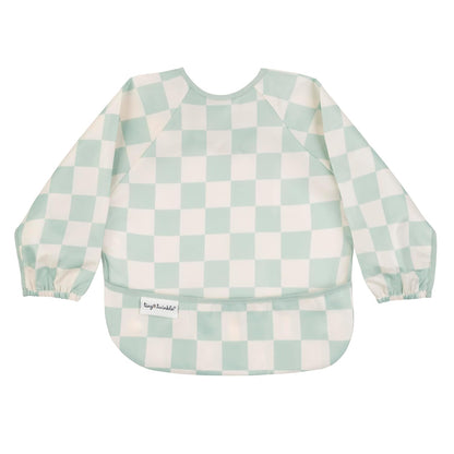 Tiny Twinkle Mess Proof Baby Bib,Waterproof Smock Baby Bib for Eating,Machine Washable Long Sleeve