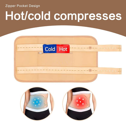 4 Pcs Castor Oil Pack Wrap Organic Cotton for Liver Detox, Stomach, Belly, Neck, Breast & Entire
