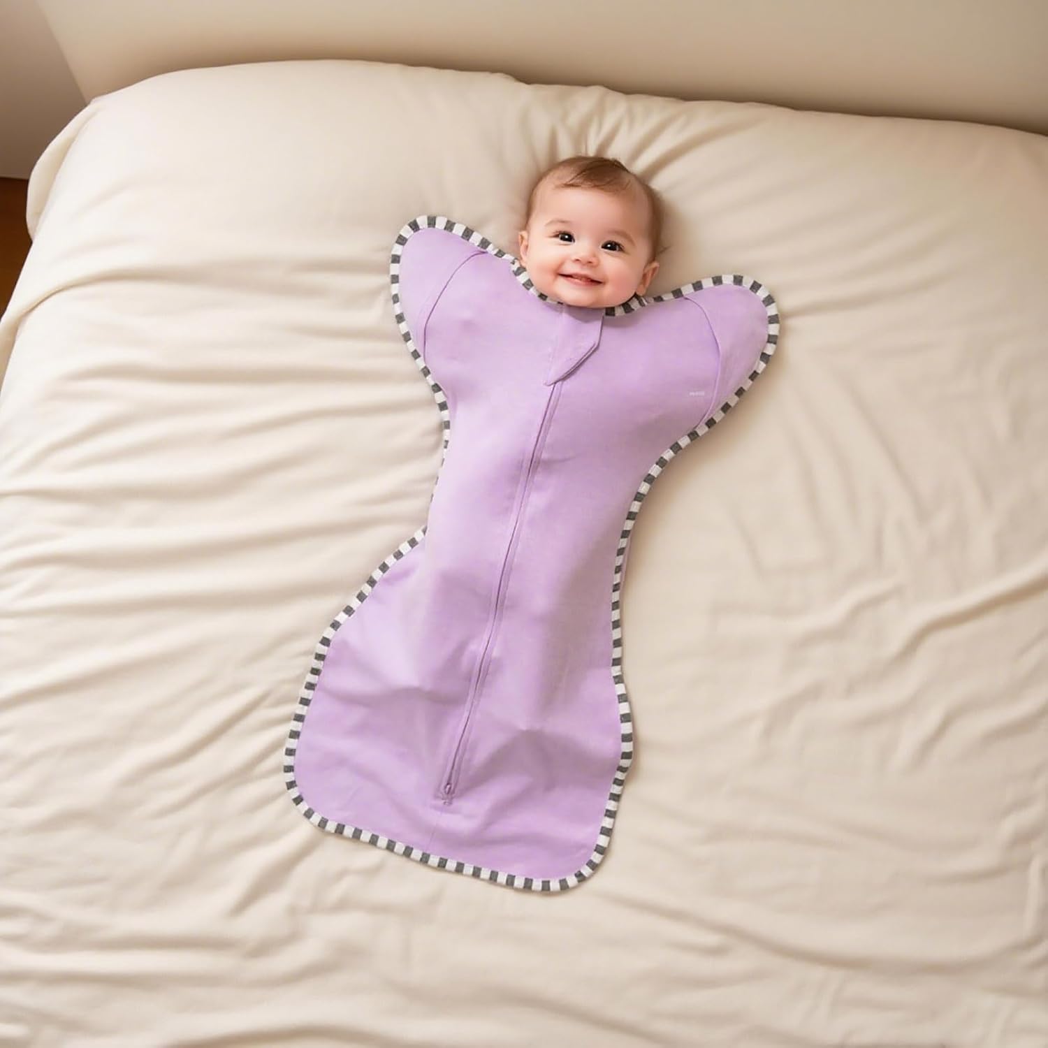 Baby Transition Swaddle 2-Pack, Newborn Sleep Sack, Arms Up Design (Arms In/Out), Infant Swaddle