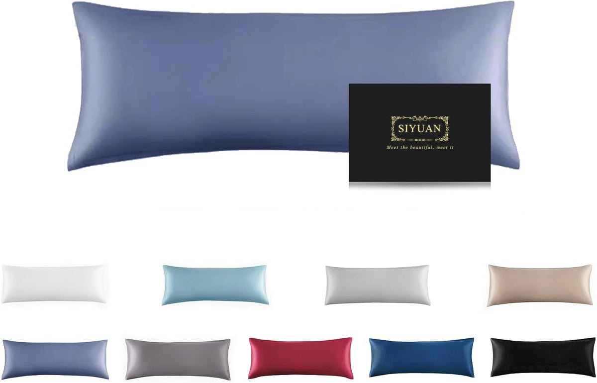 Mulberry Silk Pillowcase for Hair and Skin,Cooling Silk Pillow Case with Hidden Zipper,Allergen
