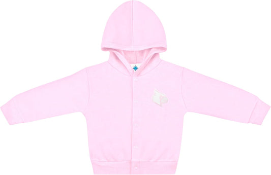 Creative Knitwear College Baby Snap Hooded Jacket - Team Logo, Multiple Colors, for Boys & Girls