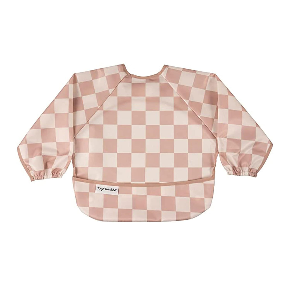Tiny Twinkle Mess Proof Baby Bib,Waterproof Smock Baby Bib for Eating,Machine Washable Long Sleeve