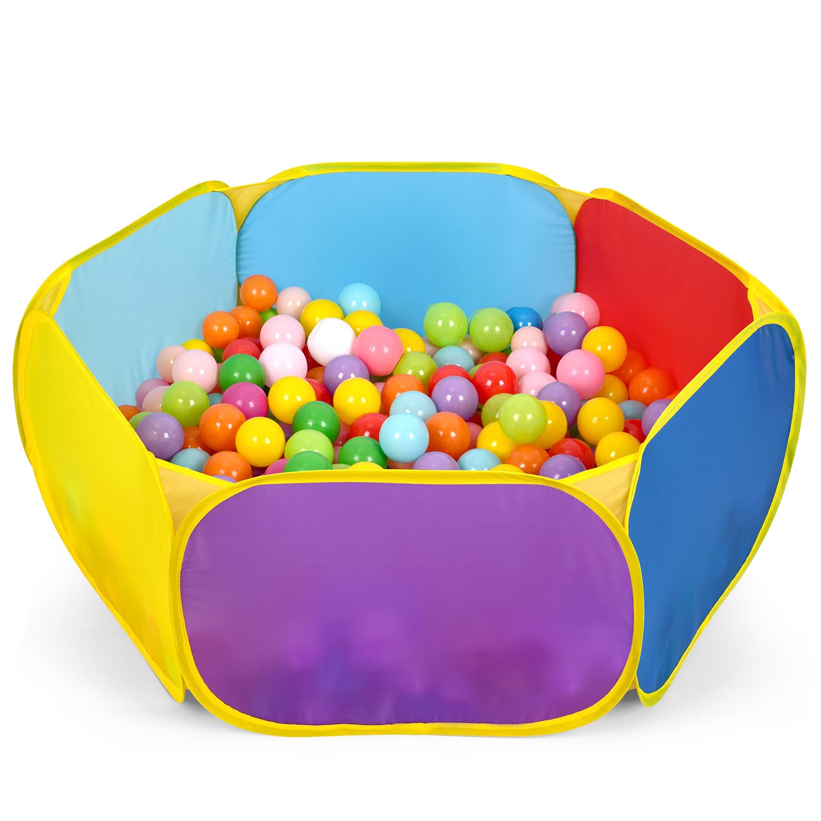 Eocolz Kids Ball Pit Large Pop Up Childrens Ball Pits Tent for Toddlers Playhouse Baby Crawl