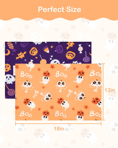 ALVABABY Toddler Pillowcases Stretchy Soft Kids Pillow Cover 2 Pack Fit 13"x 18" or 12"x16"