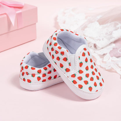 Morbido Infant Baby Boys Girls Canvas Sneaker Toddler Slip On Anti Skid Newborn First Walkers Candy