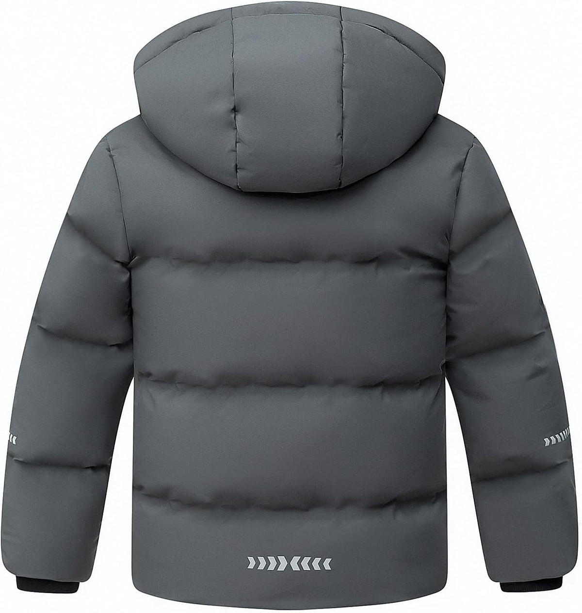 Kids Boy's Winter Coat Fleece Lined Waterproof Jacket Puffy Cotton Coat Thick Hooded Down Outdoor