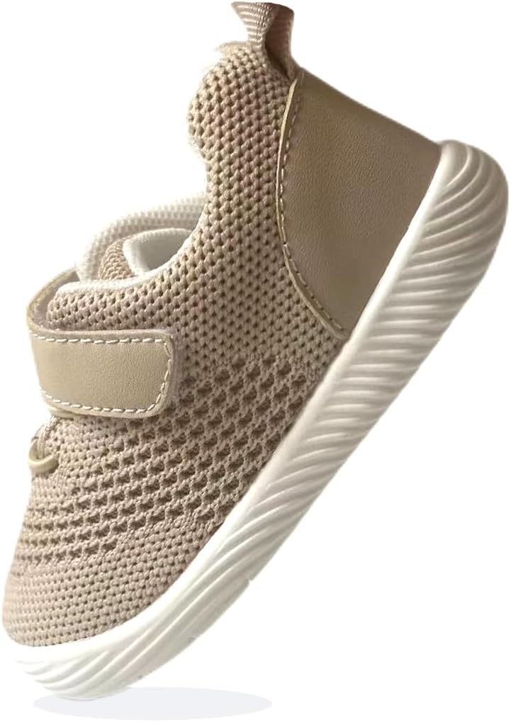 Newsonet Baby Shoes Boys Girls First Walking Breathable Non Slip Walker Sneakers Soft Sole 6 9 12