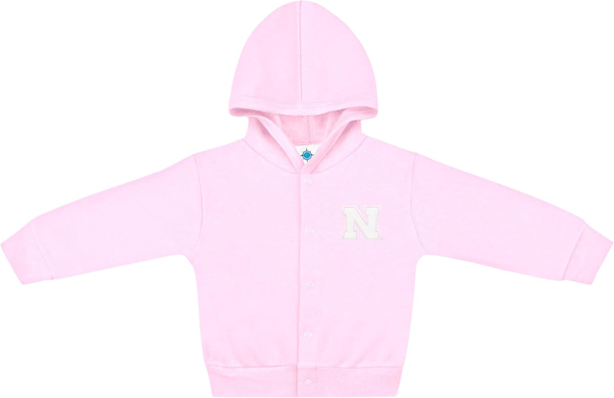 Creative Knitwear College Baby Snap Hooded Jacket - Team Logo, Multiple Colors, for Boys & Girls