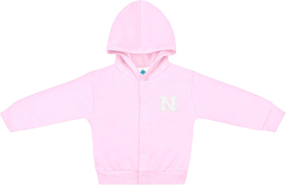 Creative Knitwear College Baby Snap Hooded Jacket - Team Logo, Multiple Colors, for Boys & Girls