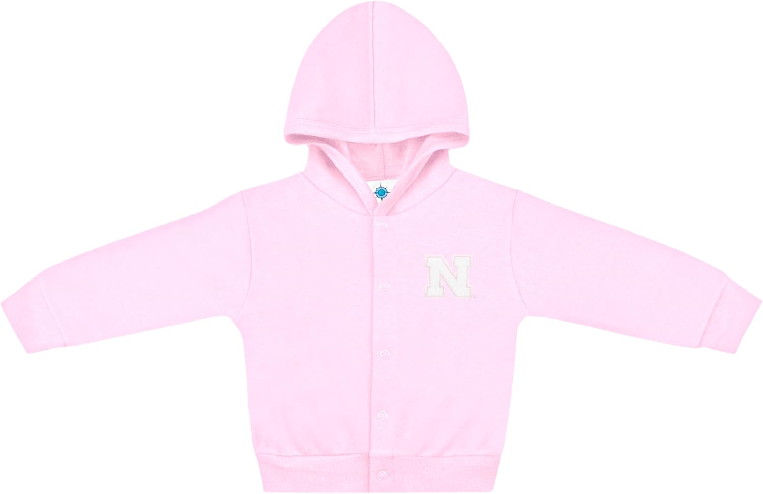 Creative Knitwear College Baby Snap Hooded Jacket - Team Logo, Multiple Colors, for Boys & Girls
