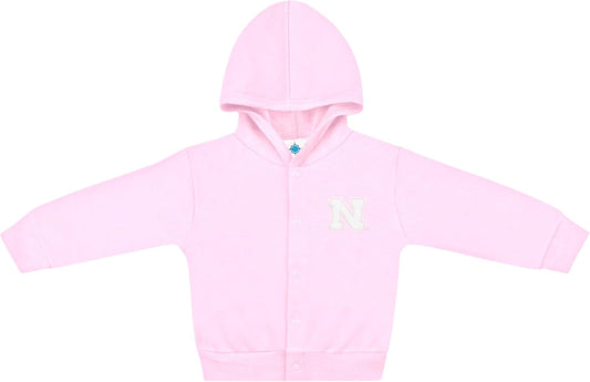 Creative Knitwear College Baby Snap Hooded Jacket - Team Logo, Multiple Colors, for Boys & Girls