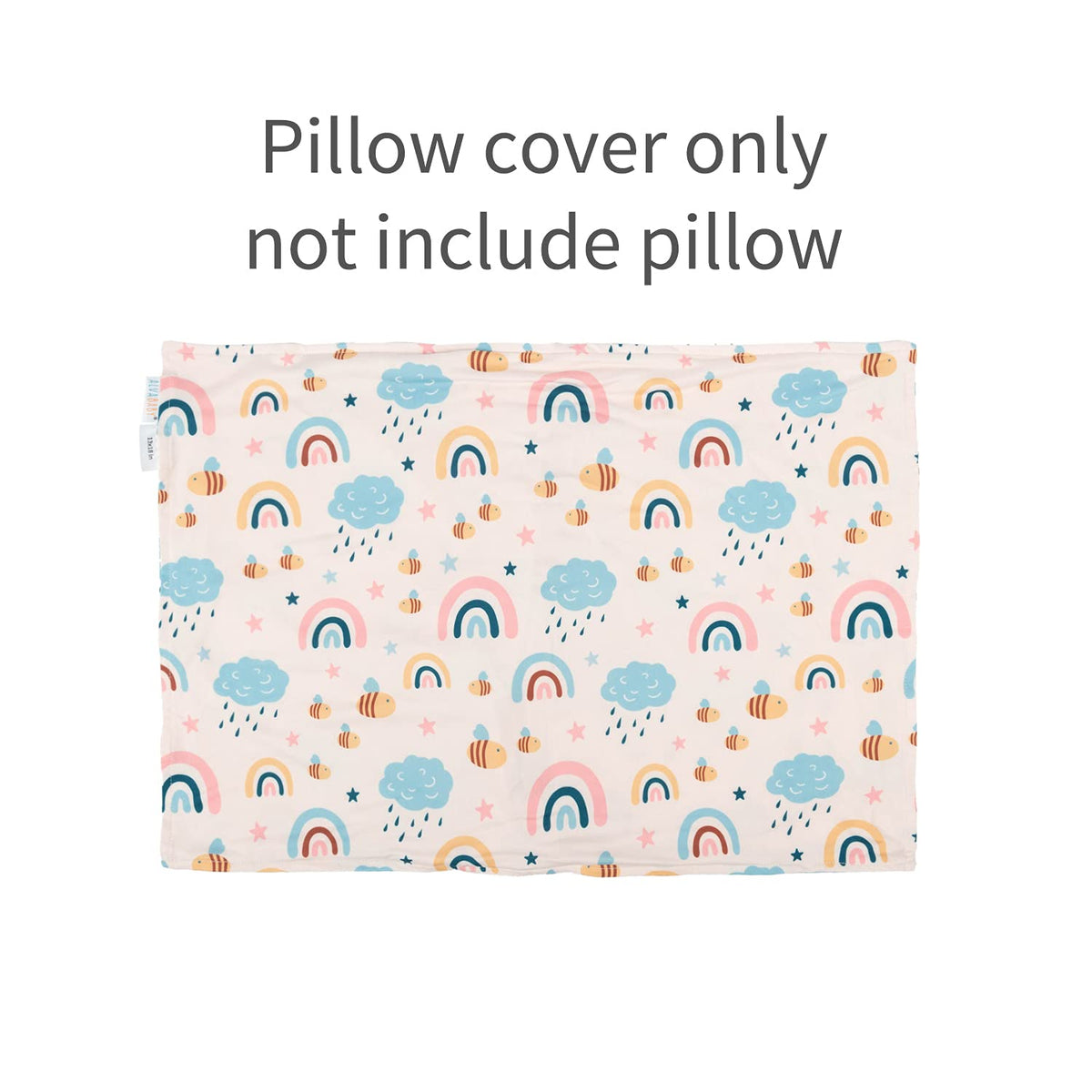 ALVABABY Toddler Pillowcases Stretchy Soft Kids Pillow Cover 2 Pack Fit 13"x 18" or 12"x19"