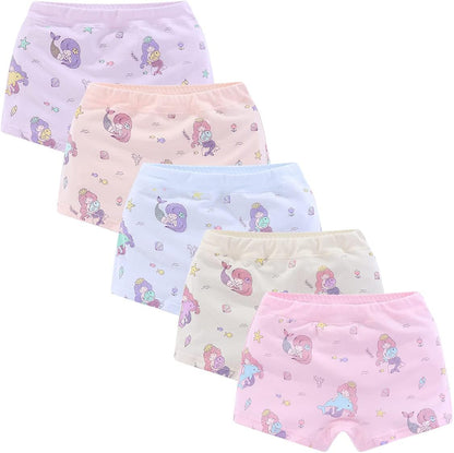 CHUNG Toddler Little Girls Kids Briefs Panties Soft Cotton Boyshort Underwear Pack Big Girl Daily