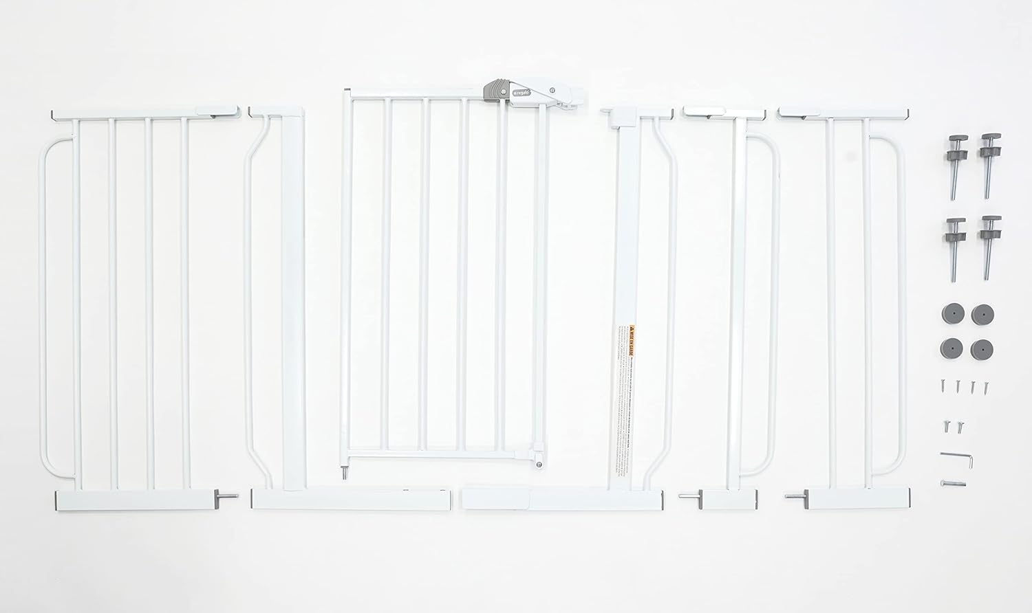 Regalo 56-Inch Extra WideSpan Walk Through Baby Gate, Includes 4-Inch, 8-Inch and 12-Inch