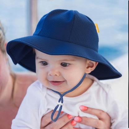 HONGTEYA Baby Sun Hat Toddler Girl Beach Hat Adjustable Outdoor Summer Hat UPF 50+ Sun Protection