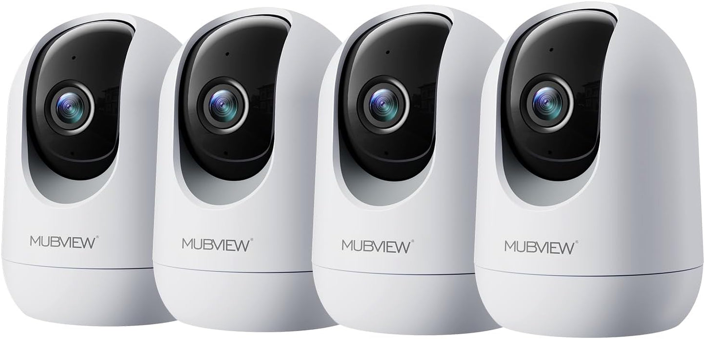 MUBVIEW Pet Camera with Phone App, Indoor Security Camera, 2.4/5GHz WiFi Cameras for Home Security