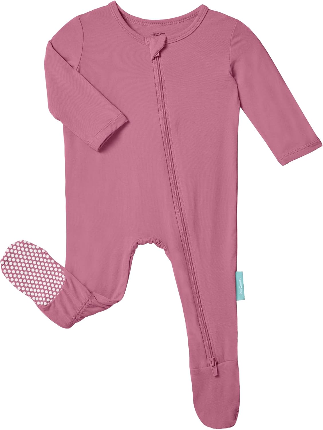 Baby Zipper Footie Pajamas, Supersoft Bamboo Rayon Baby Footed Pjs Boy Girl 0-3-6-9-18-24 Month