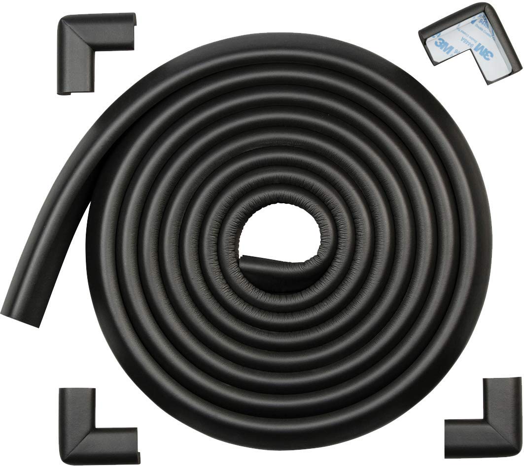 Roving Cove HeftyFit Edge Corner Protector Baby Proofing (Large 15ft Edge 4 Corners), Heavy-Duty