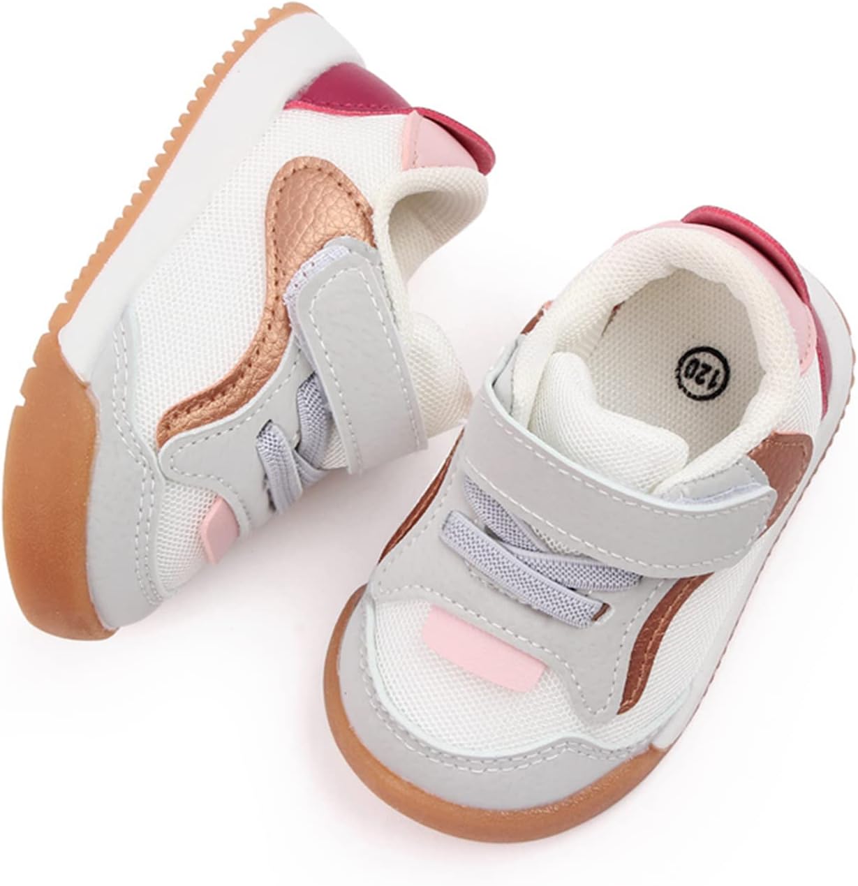 Baby Boy Girl Shoes Infant Non Slip Sneakers Breathable Lightweight Toddler First Walking Shoes 6