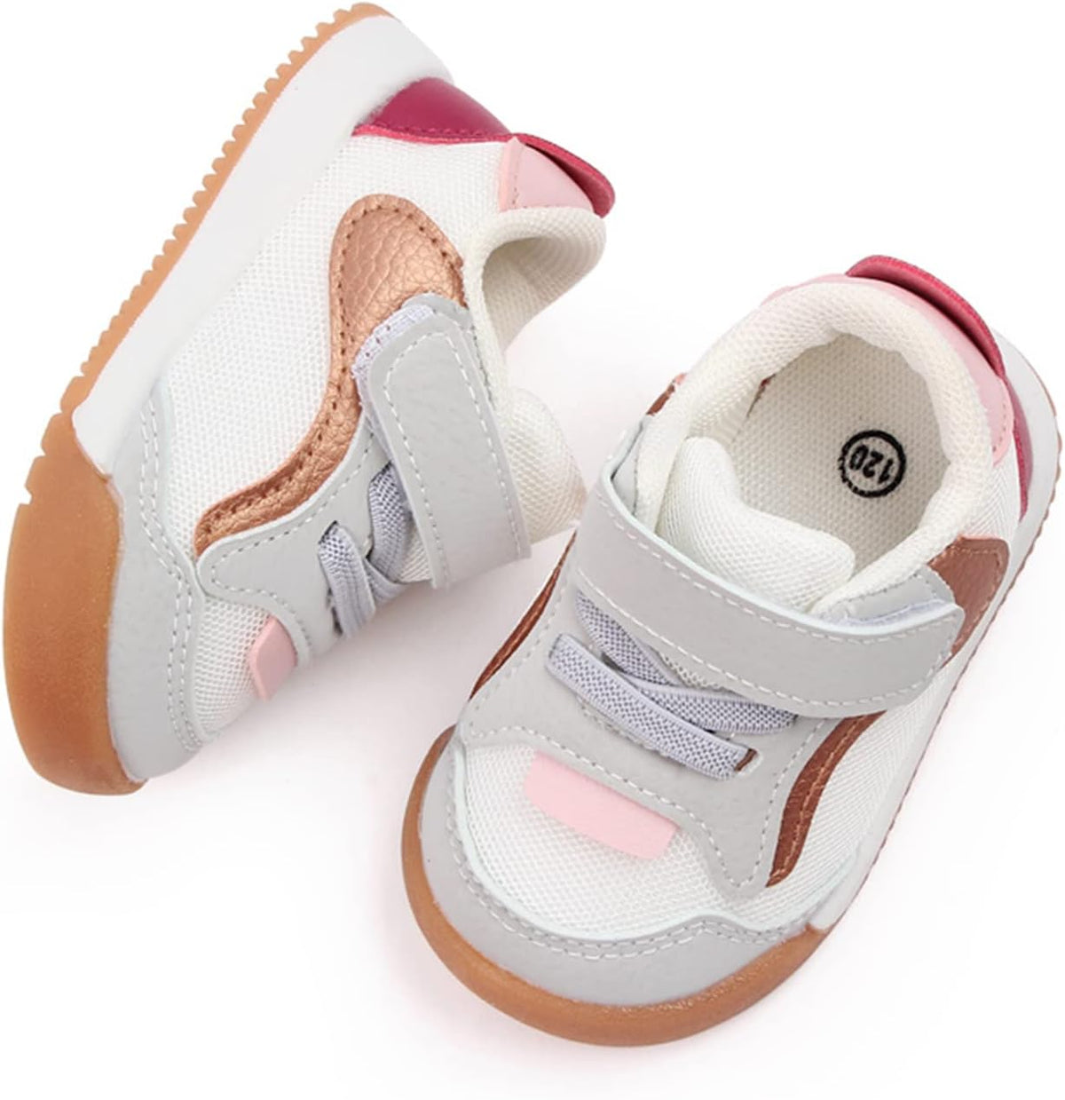 Baby Boy Girl Shoes Infant Non Slip Sneakers Breathable Lightweight Toddler First Walking Shoes 6