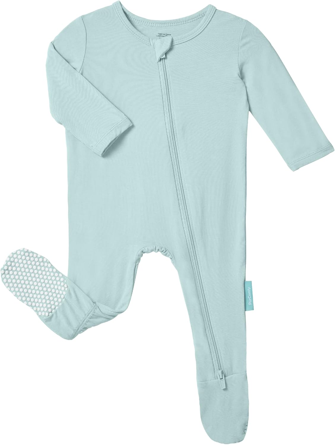 Baby Zipper Footie Pajamas, Supersoft Bamboo Rayon Baby Footed Pjs Boy Girl 0-3-6-9-18-24 Month