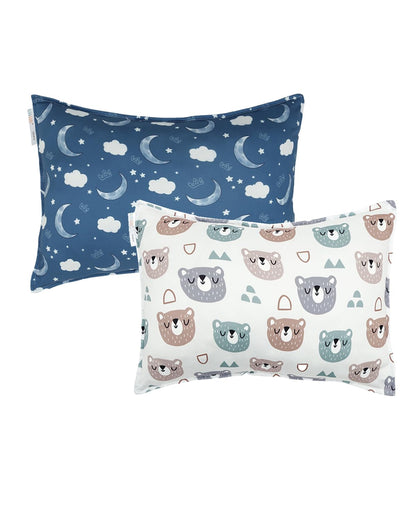 ALVABABY Toddler Pillowcases Stretchy Soft Kids Pillow Cover 2 Pack Fit 13"x 18" or 12"x16"