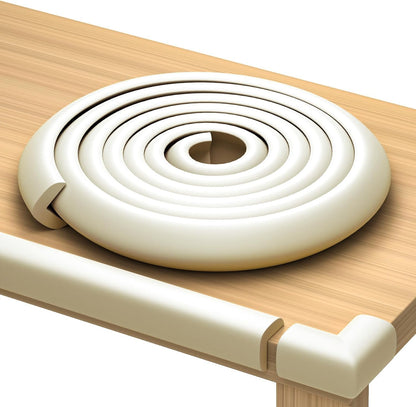 Furniture Edge 16.2ft & Corner Guards | Protective Foam Cushion | 15ft Bumper 4 Adhesive Childsafe