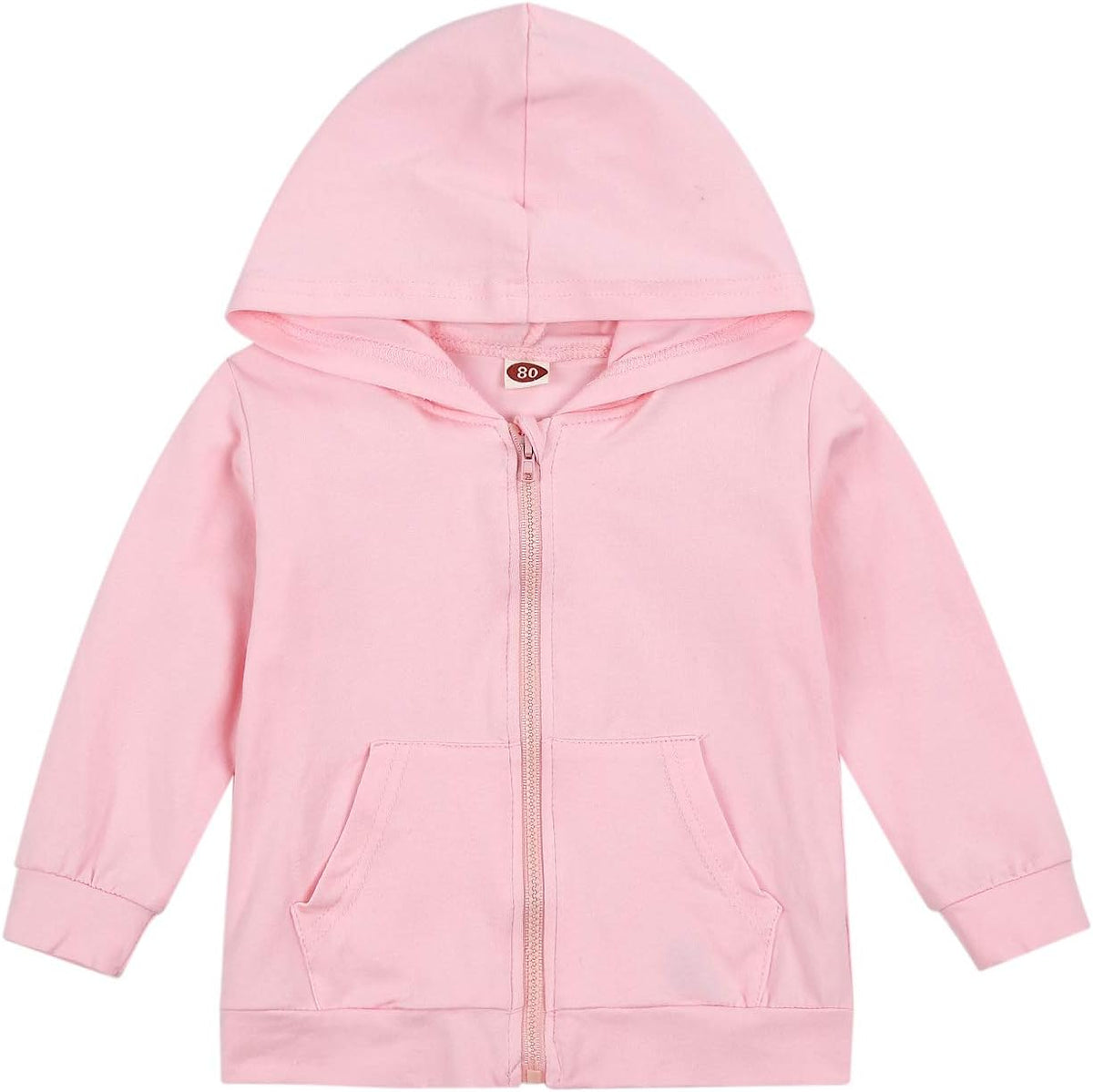 Imcute Baby Zip Up Hoodie, Unisex inflant Toddler Long Sleeve Sweatshirts Lightweight Jacket Hooded