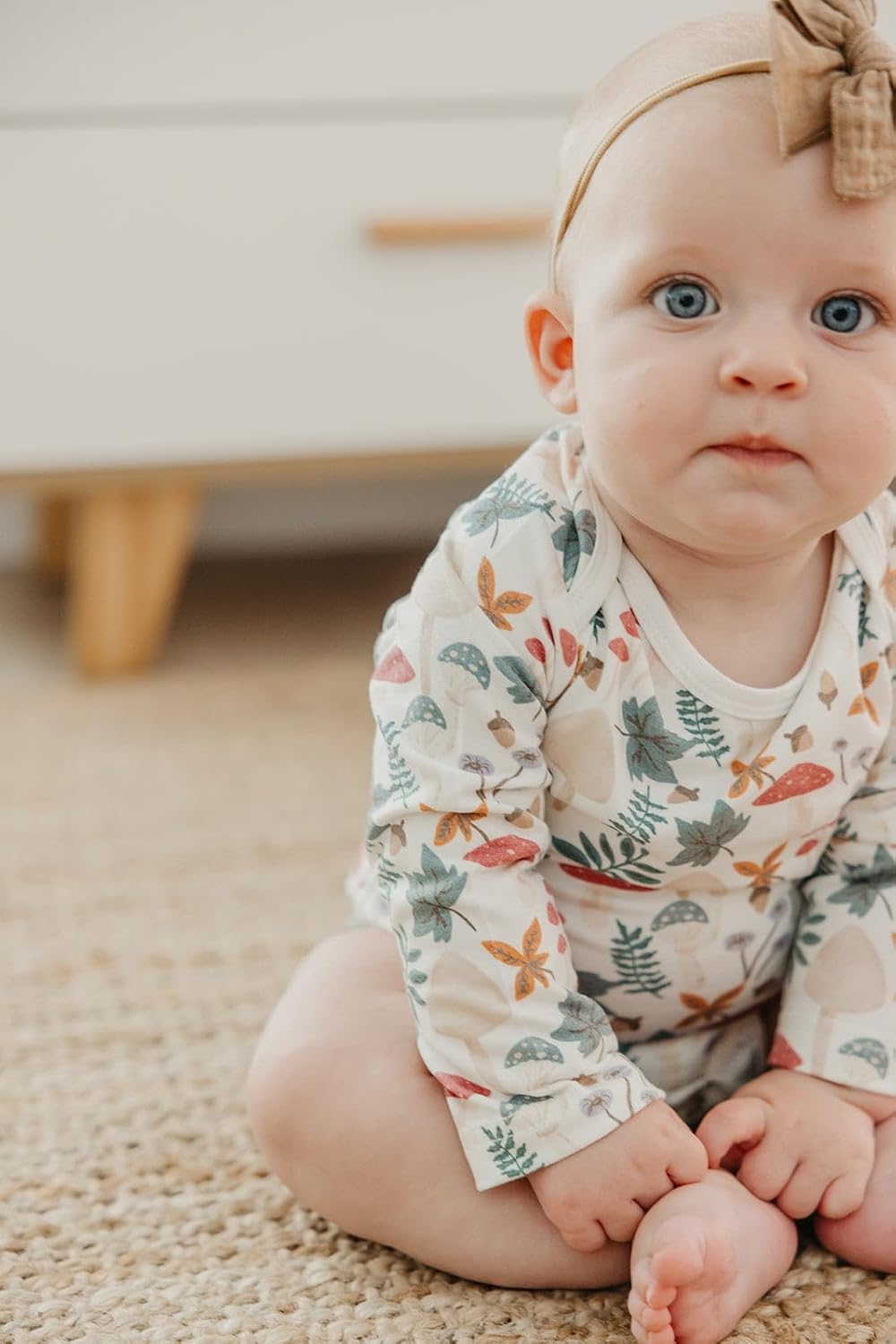 Copper Pearl Long Sleeve Bodysuit Baby: Ultra Soft Baby for Newborns, Boys, and Girls - Stylish