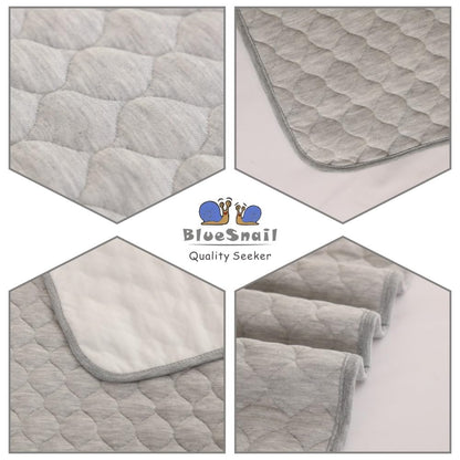 BlueSnail Washable Underpads,Waterproof,Soft, Portable and Reusable Incontinence Pads for