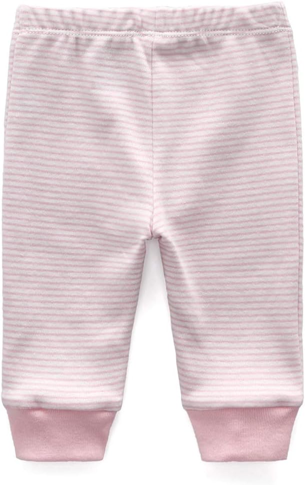 Unisex Newborn Baby Cotton 4-Pack Pants Embroidery Pringting Casual Leggings 0-24 Months for Boys