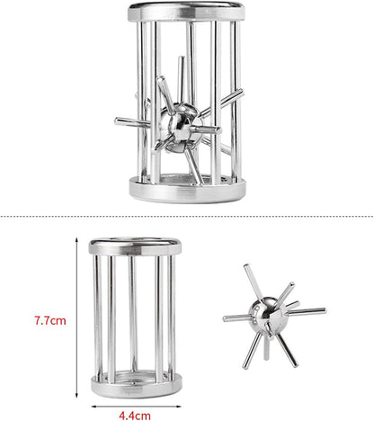 15 pcs IQ Test Puzzle Metal Wire Puzzles Mind Game Educational Toys High Difficulty Brain Teaser