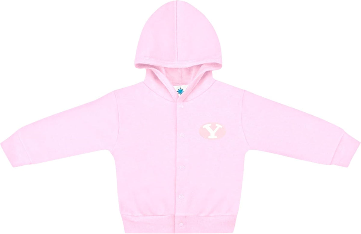 Creative Knitwear College Baby Snap Hooded Jacket - Team Logo, Multiple Colors, for Boys & Girls