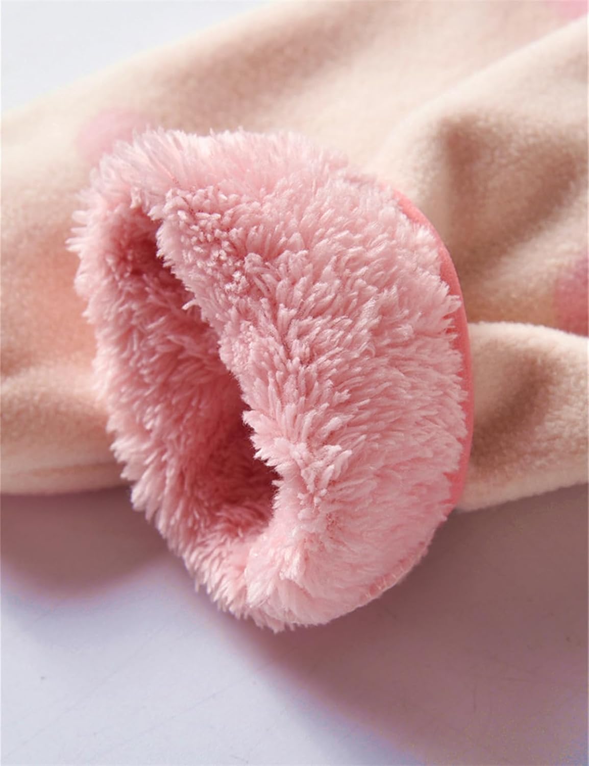 Kids Printed Polar Fleece Jacket Toddler Baby Boys Girls Autumn Winter Warm Sherpa Lining Outerwear