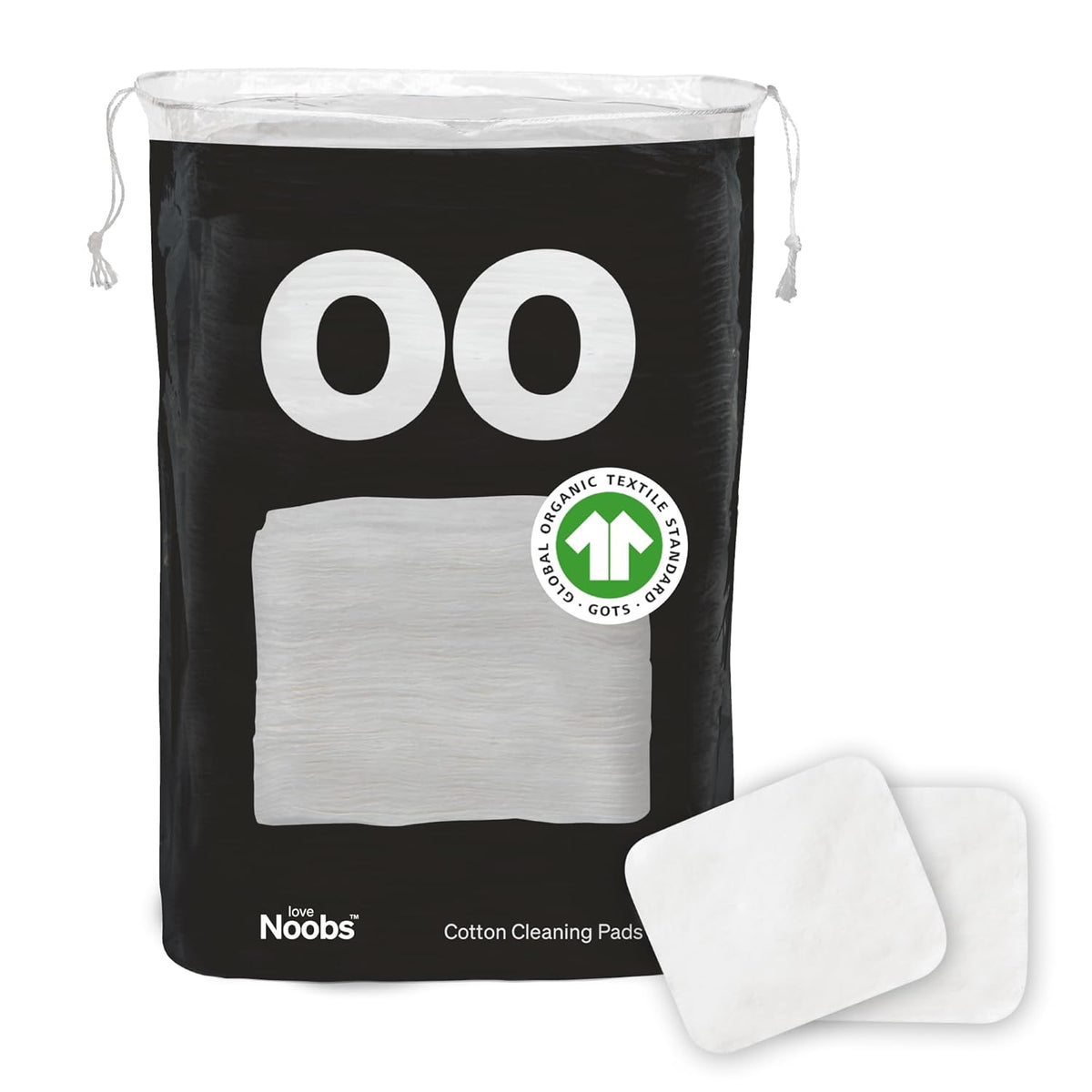 Baby Cotton Pads for Diaper Change by LoveNoobs, 60 Count, Ultra Soft 100% Organic Extra Large