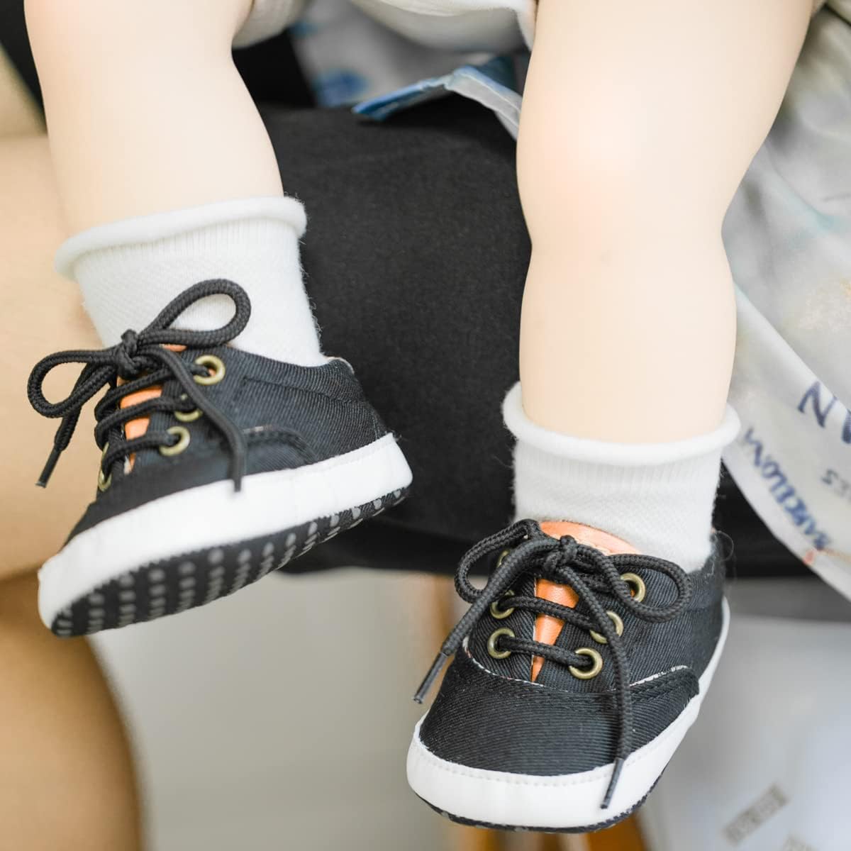 Morbido Infant Baby Boys Girls Canvas Sneaker Toddler Slip On Anti Skid Newborn First Walkers Candy