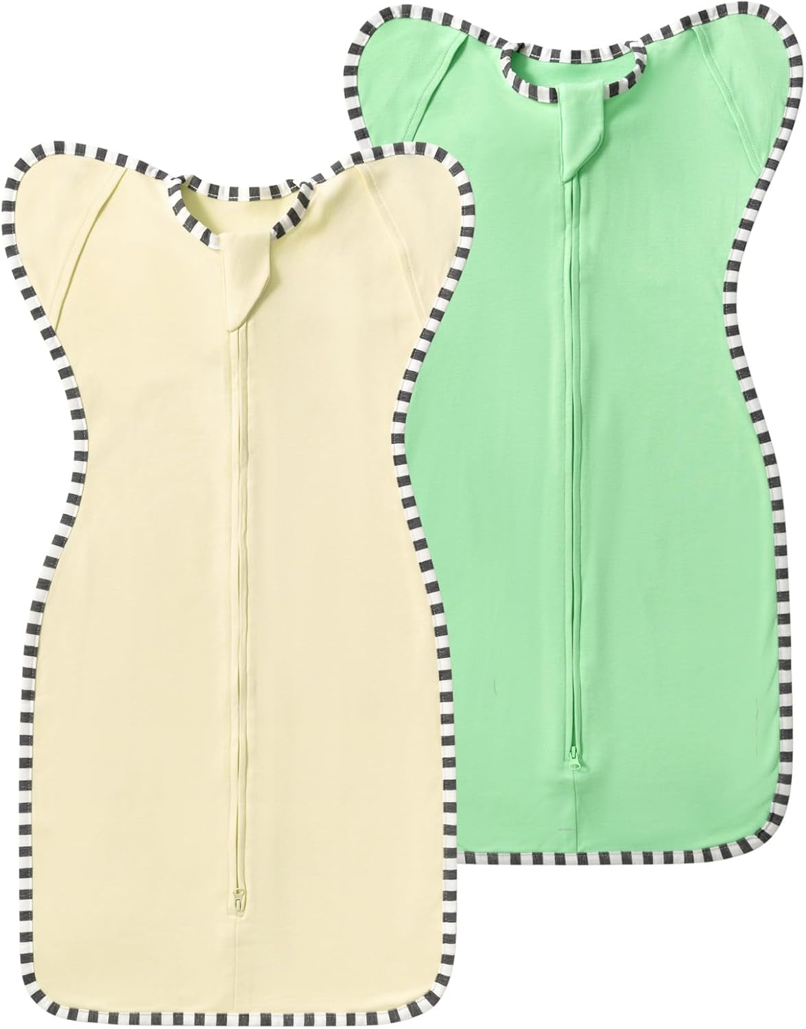 Baby Transition Swaddle 2-Pack, Newborn Sleep Sack, Arms Up Design (Arms In/Out), Infant Swaddle
