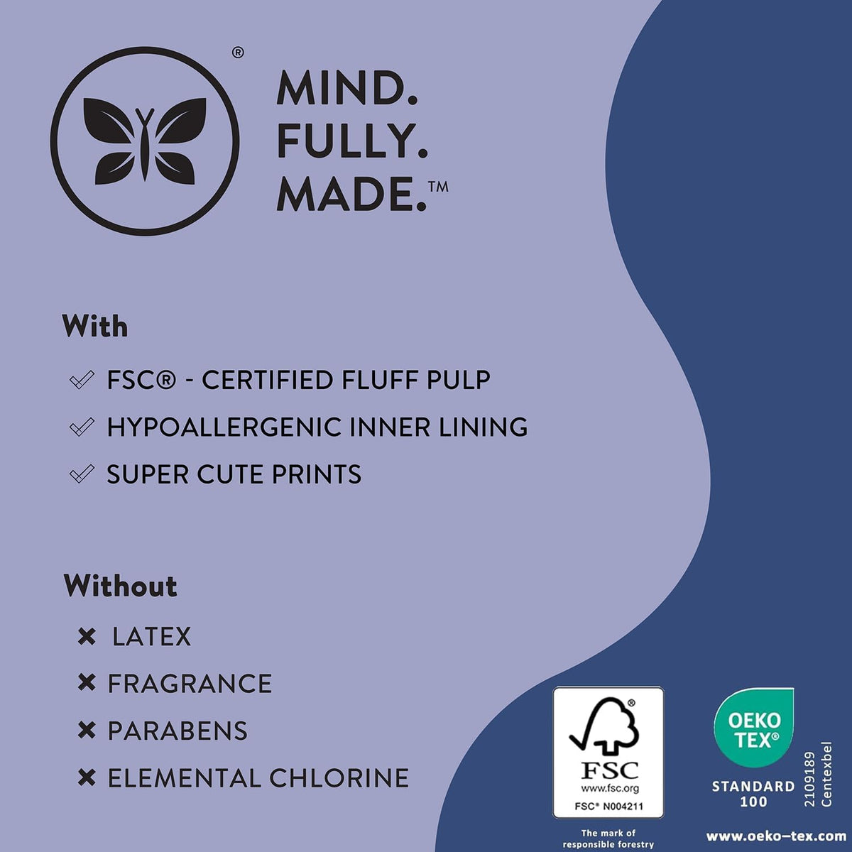 The Honest Company Clean Conscious Overnight Diapers for Sensitive Skin | Hypoallergenic, Fragrance