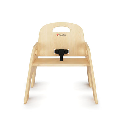 Foundations Simple Sitter Low Wood Feeding Chairs Multipack, Wide No-Tip Base, Adjustable Safety