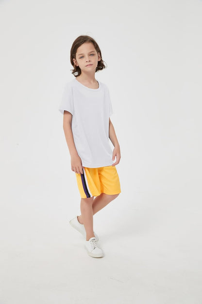 6-Pack Boys Athletic T-Shirts Quick Dry Short-Sleeve Tops Youth Moisture Wicking Running Sports