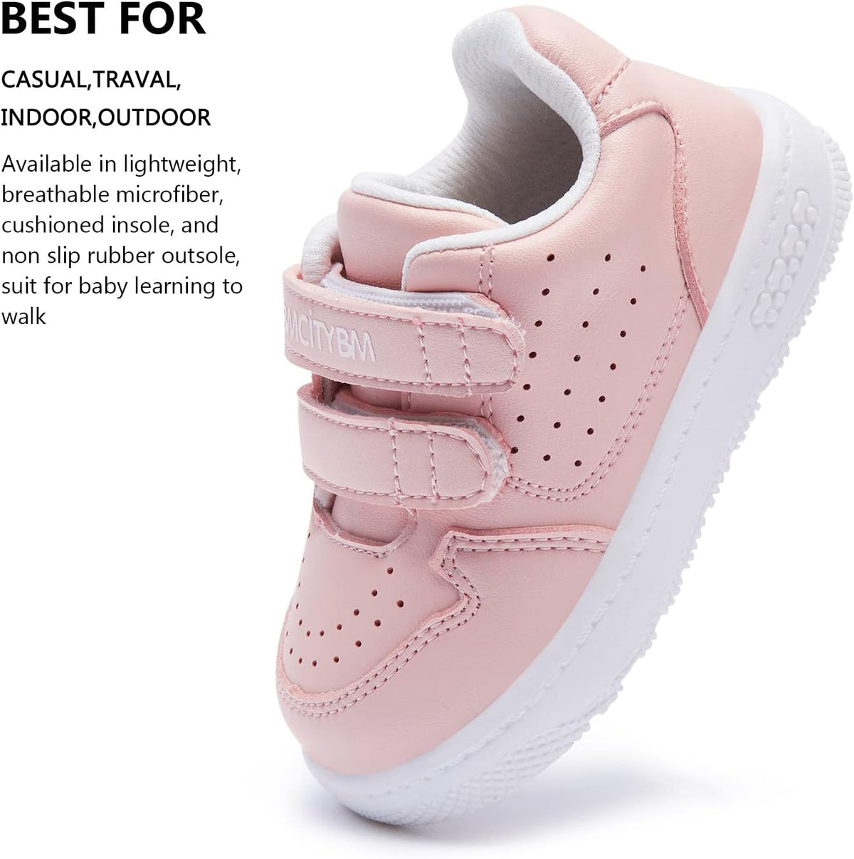 BMCiTYBM Baby Shoes Infant Boy Girl First Walker Shoes Toddler Walking Shoes Lightweight Non-Slip