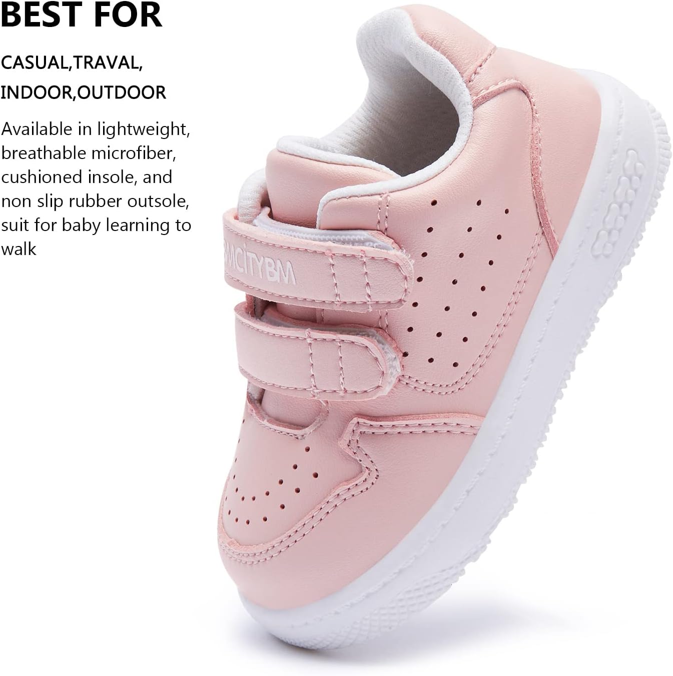BMCiTYBM Baby Shoes Infant Boy Girl First Walker Shoes Toddler Walking Shoes Lightweight Non-Slip