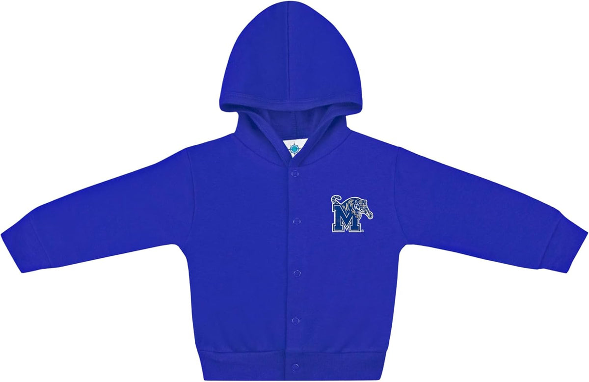 Creative Knitwear College Baby Snap Hooded Jacket - Team Logo, Multiple Colors, for Boys & Girls